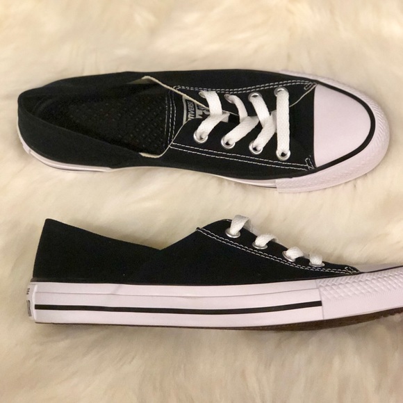 Converse Shoes - Black Converse V-Cut Sneakers